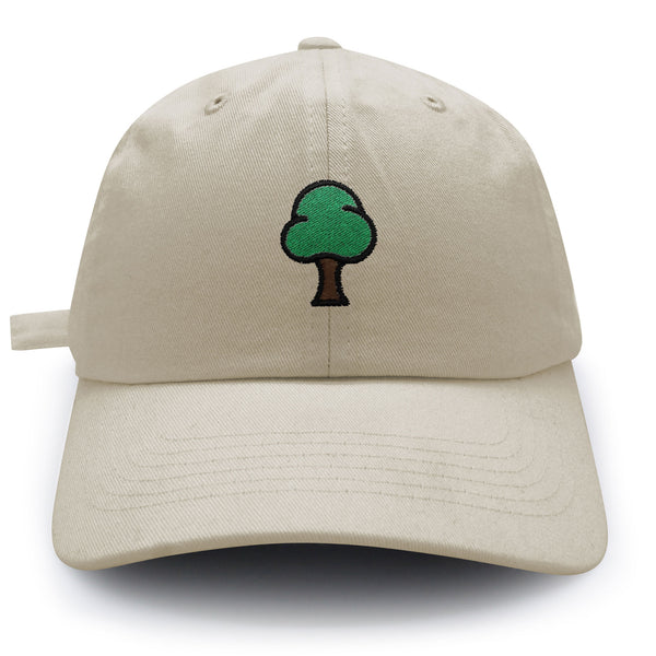 Tree  Dad Hat Embroidered Baseball Cap Green