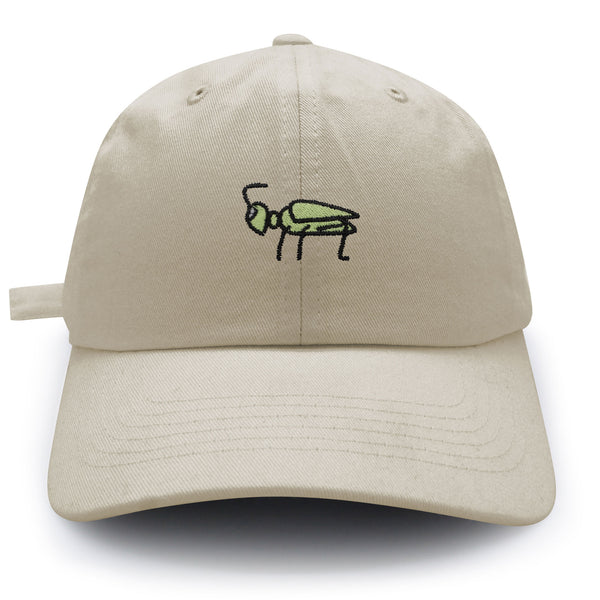 Grasshopper  Dad Hat Embroidered Baseball Cap Green