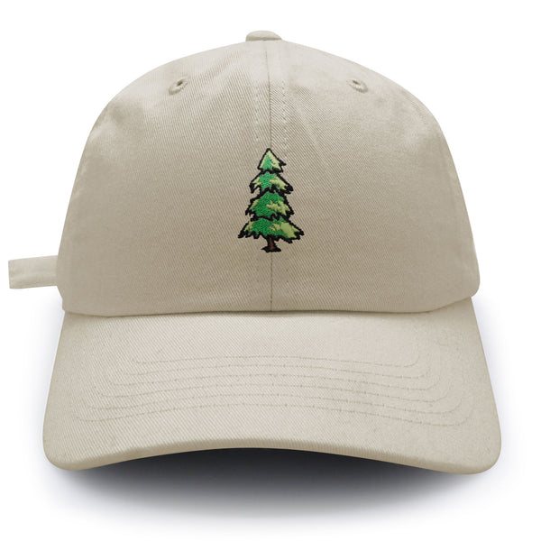 Pine Tree Dad Hat Embroidered Baseball Cap Mountain