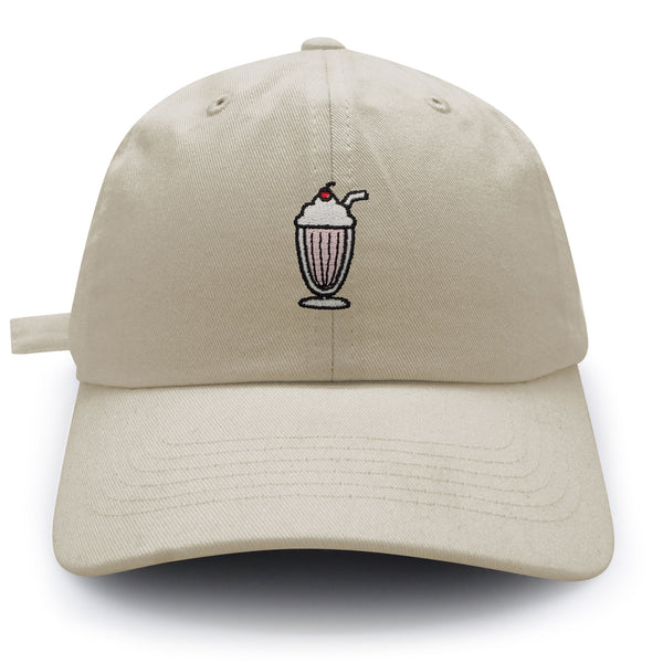 Milkshake Dad Hat Embroidered Baseball Cap Foodie