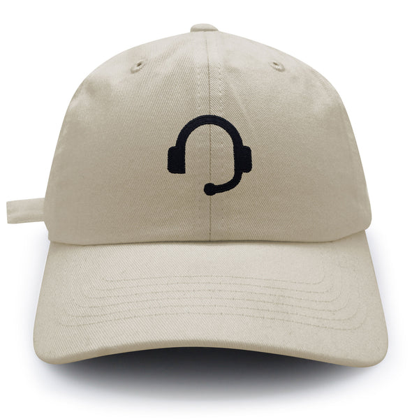 Gaming Headphones Dad Hat Embroidered Baseball Cap Symbol