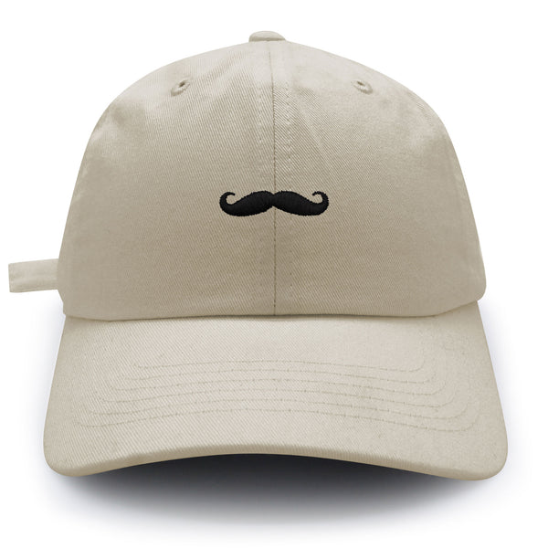 Handlebar Mustache Dad Hat Embroidered Baseball Cap Funny