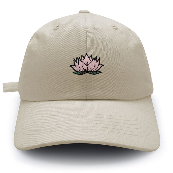 Lotus Flower Dad Hat Embroidered Baseball Cap Pond