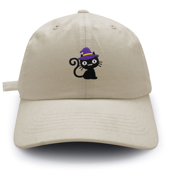 Halloween Cat Dad Hat Embroidered Baseball Cap Cute