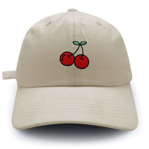 Cherries Dad Hat Embroidered Baseball Cap Fruit