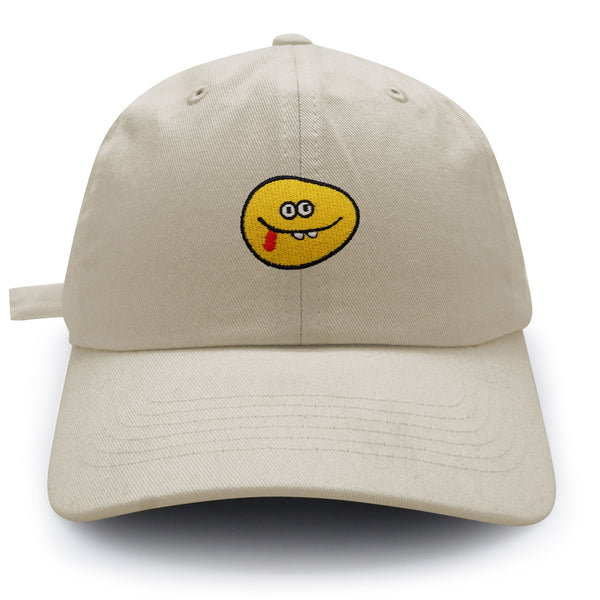 Silly Face Dad Hat Embroidered Baseball Cap Emoji