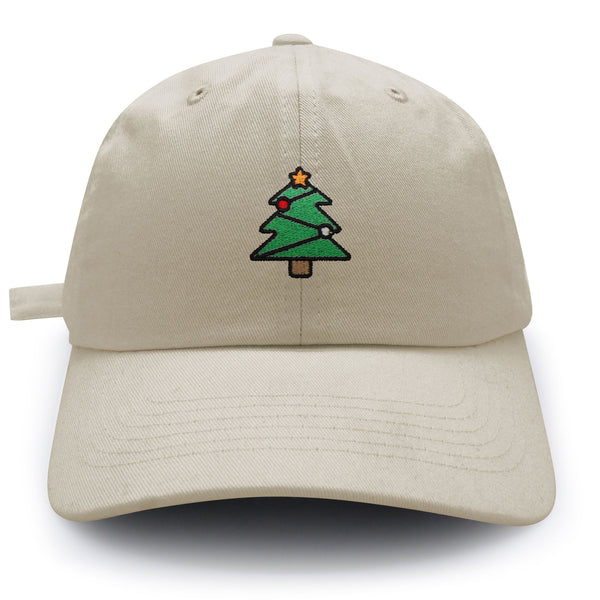 Christmas Tree Star Dad Hat Embroidered Baseball Cap Holiday