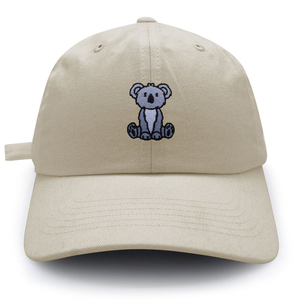 Cute Sitting Koala Dad Hat Embroidered Baseball Cap Bear Cartoon