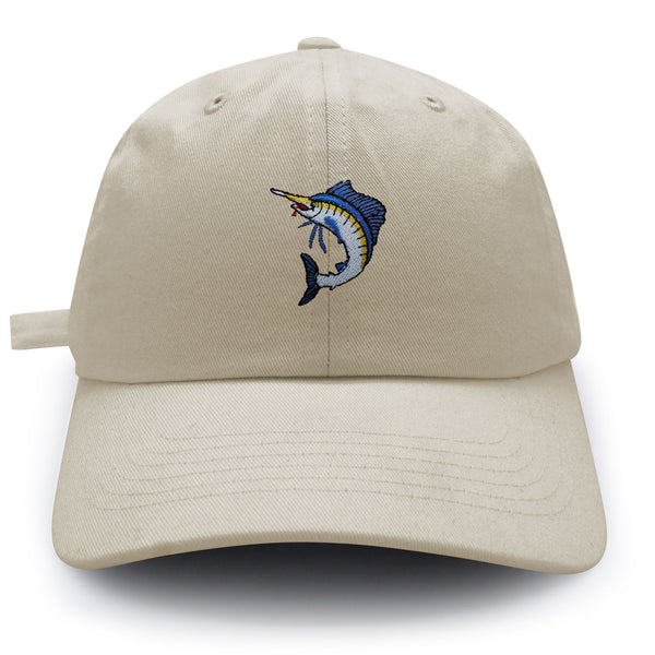 Marlin Dad Hat Embroidered Baseball Cap