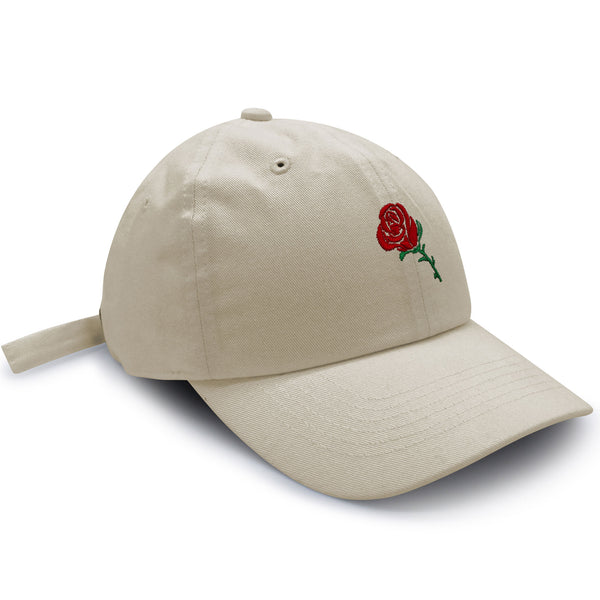 Rose Dad Hat Embroidered Baseball Cap Flower Floral Love