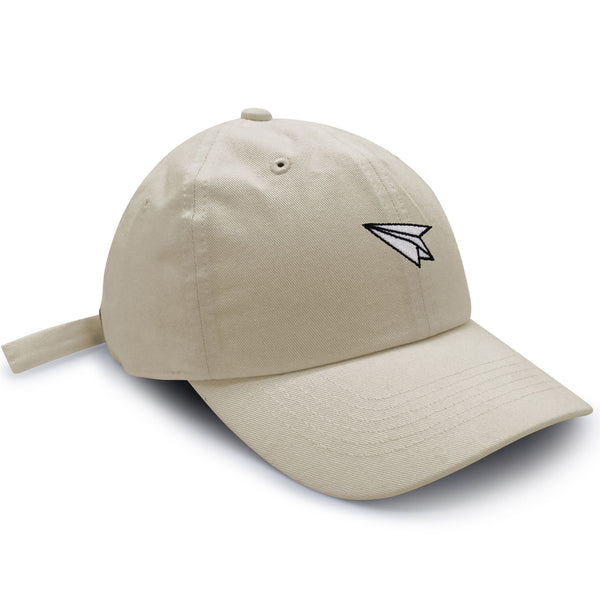 Paper Airplane Dad Hat Embroidered Baseball Cap Plane Sky