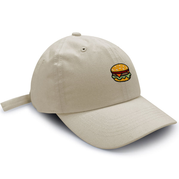 Hamburger Dad Hat Embroidered Baseball Cap Fast Food