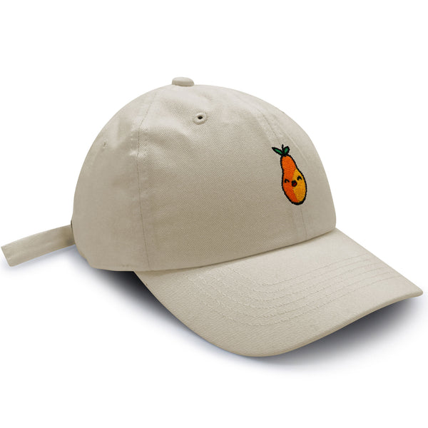 Pear Dad Hat Embroidered Baseball Cap Fruit Vegan Foodie