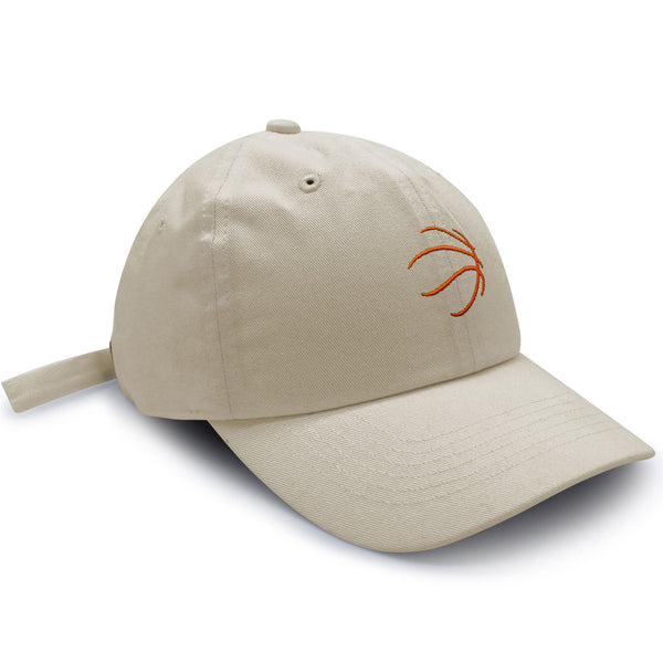 Basketball Silhouette Dad Hat Embroidered Baseball Cap Sports Ball