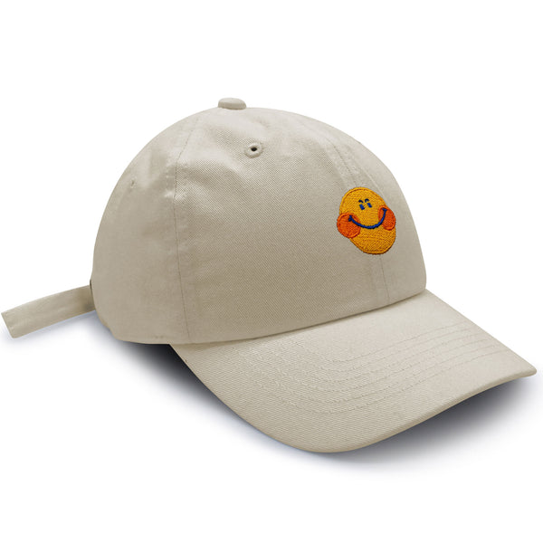 Smile Dad Hat Embroidered Baseball Cap Emoji Smiling Face