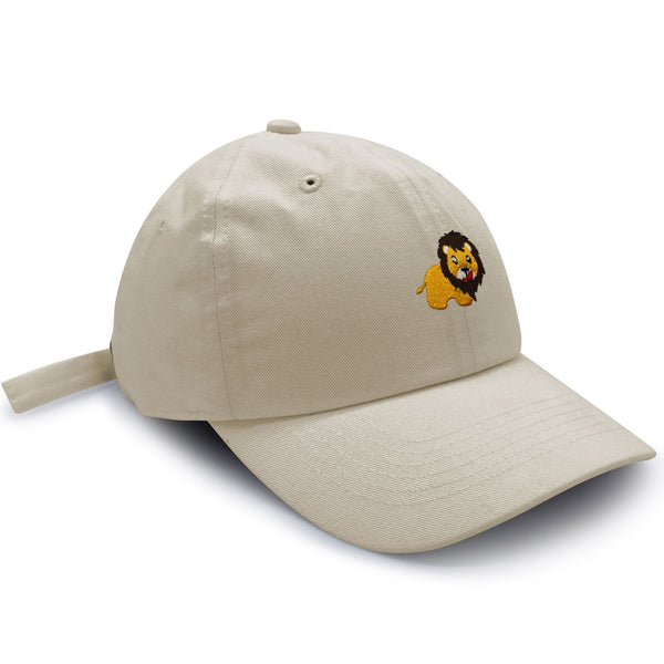 Lion Dad Hat Embroidered Baseball Cap Zoo King