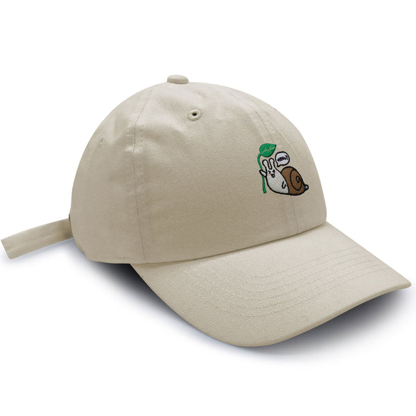 Hello Snail Dad Hat Embroidered Baseball Cap Cute Character