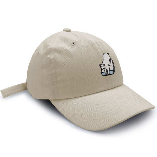 Polar Bear Dad Hat Embroidered Baseball Cap Coke Soda