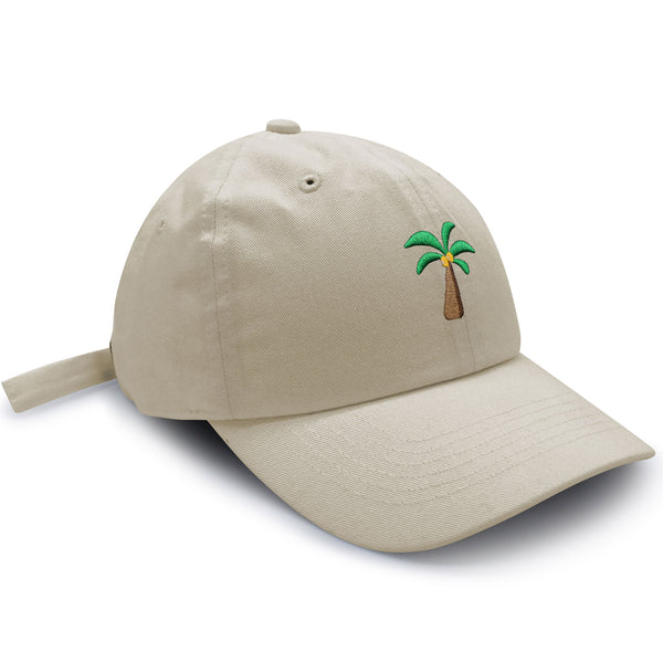 Palm Tree Dad Hat Embroidered Baseball Cap Coconut