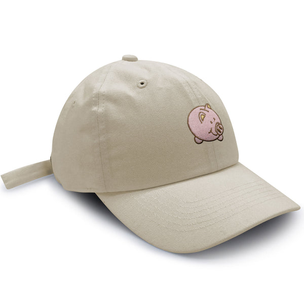 Piggy Bank Dad Hat Embroidered Baseball Cap Coin