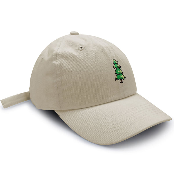 Pine Tree Dad Hat Embroidered Baseball Cap Mountain