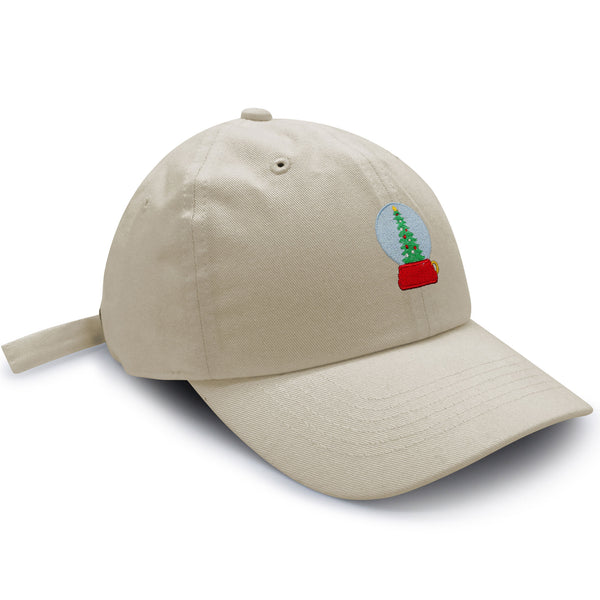 Snowman Snow Globe Dad Hat Embroidered Baseball Cap Toy