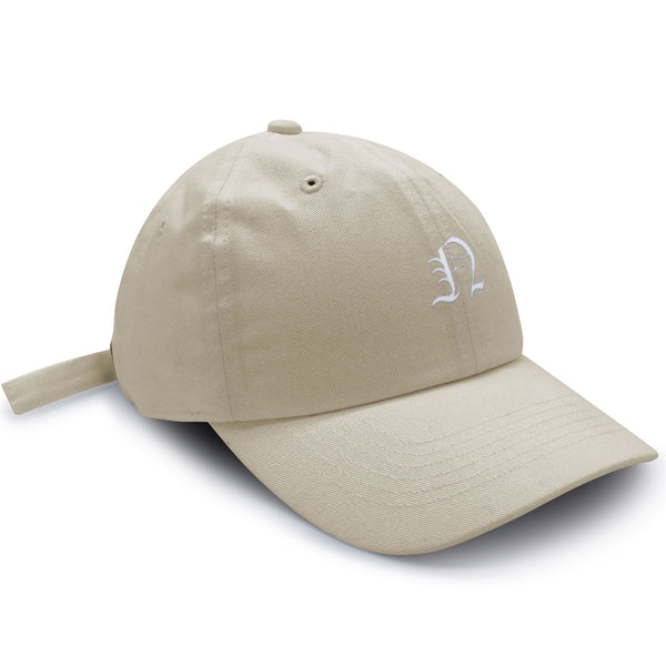 Old English Letter N Dad Hat Embroidered Baseball Cap English Alphabet