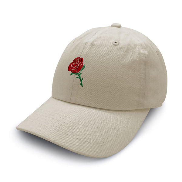 Rose Dad Hat Embroidered Baseball Cap Flower Floral Love