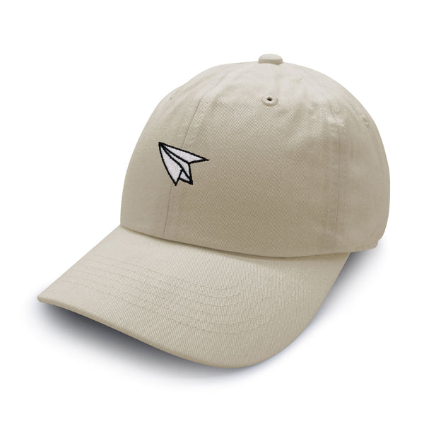 Paper Airplane Dad Hat Embroidered Baseball Cap Plane Sky