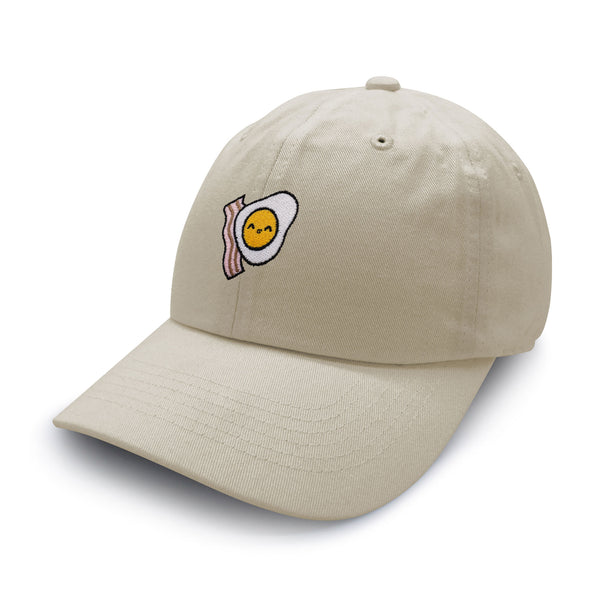 Egg and Bacon Dad Hat Embroidered Baseball Cap Breakfast