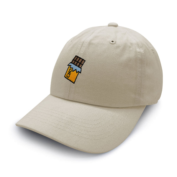 Chocolate Dad Hat Embroidered Baseball Cap Foodie Snack Sweet