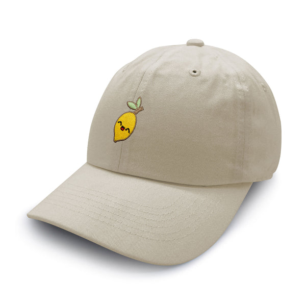 Lemon Dad Hat Embroidered Baseball Cap Vegan Vegetable