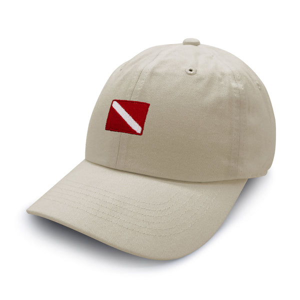 Diving Flag Dad Hat Embroidered Baseball Cap Flag Symbol