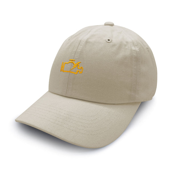 Check Engine Light Dad Hat Embroidered Baseball Cap Car Racer