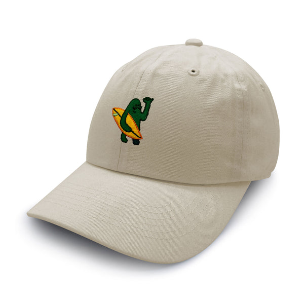 Hola Dad Hat Embroidered Baseball Cap Surfing Green