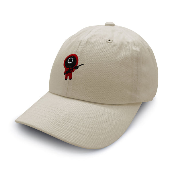 Squidman Dad Hat Embroidered Baseball Cap Game Death