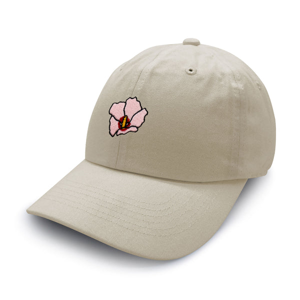 Rose of Sharon Dad Hat Embroidered Baseball Cap Hibiscus Hawaii