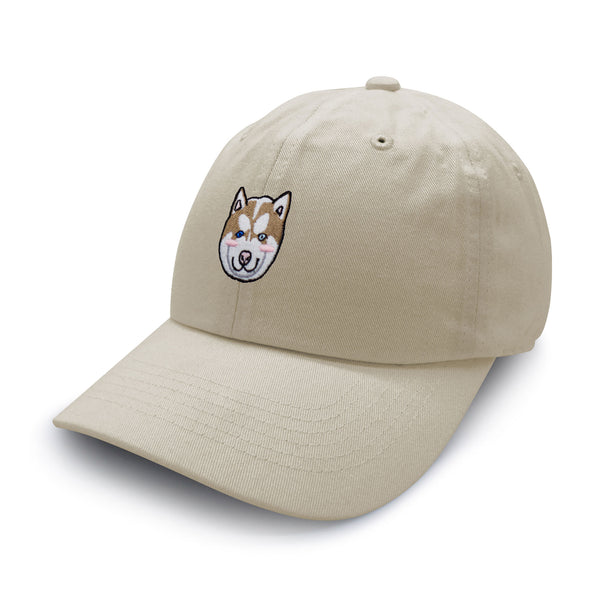 Odd eyes Dad Hat Embroidered Baseball Cap Huskey Dog