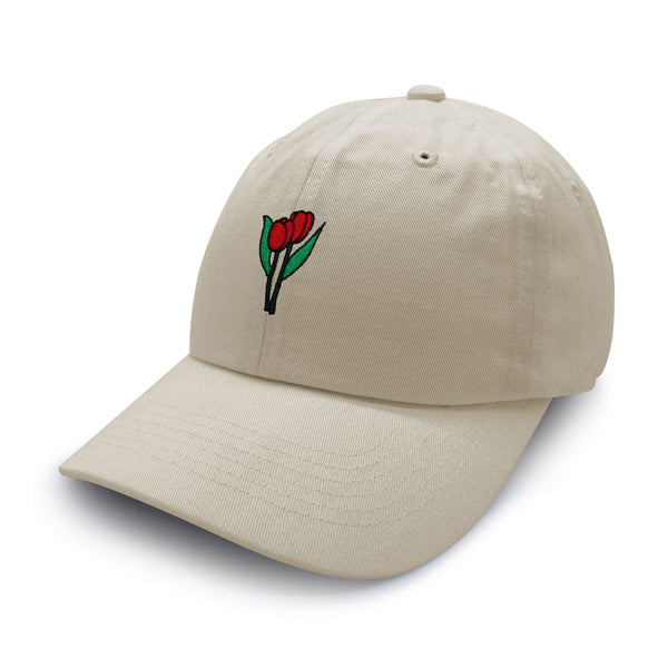 Tulips Dad Hat Embroidered Baseball Cap Flower Plant