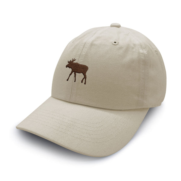 Moose Dad Hat Embroidered Baseball Cap Elk Hunting