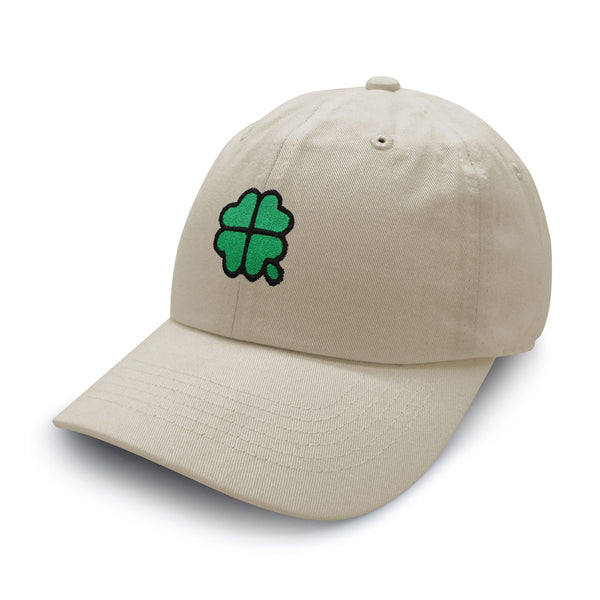 Four Leaf Clover  Dad Hat Embroidered Baseball Cap Clove Lucky