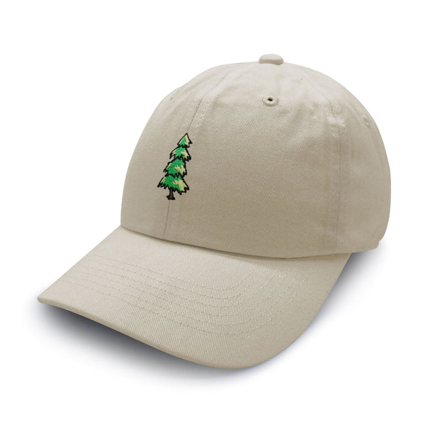 Pine Tree Dad Hat Embroidered Baseball Cap Mountain