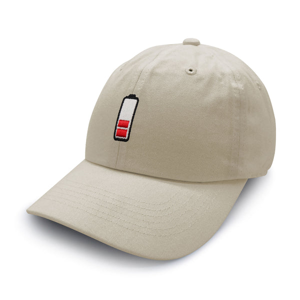 Low Battery Dad Hat Embroidered Baseball Cap Phone