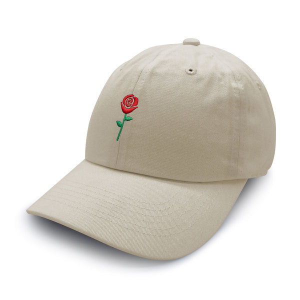 Rose Dad Hat Embroidered Baseball Cap Flower