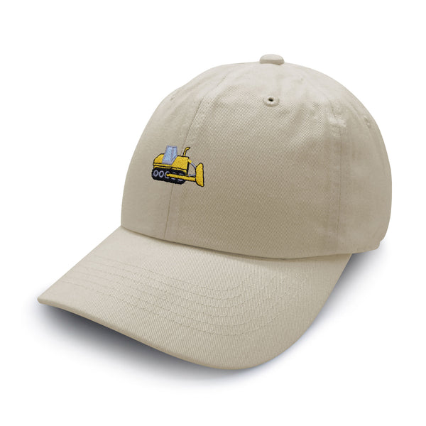 Bulldozer Dad Hat Embroidered Baseball Cap Construction