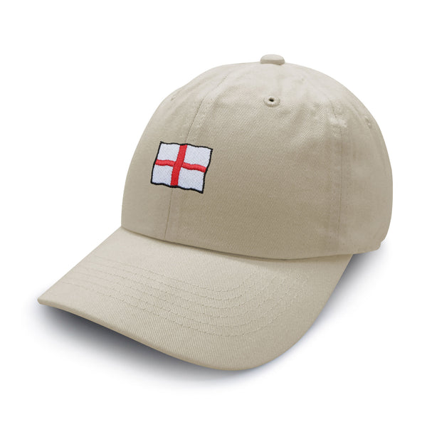 England Flag Dad Hat Embroidered Baseball Cap Fluttering