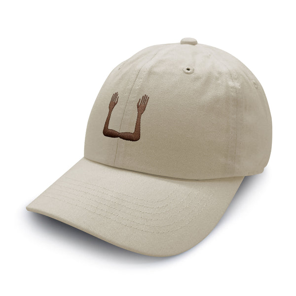 Two Hand Dad Hat Embroidered Baseball Cap Egyptian Hieroglyphs