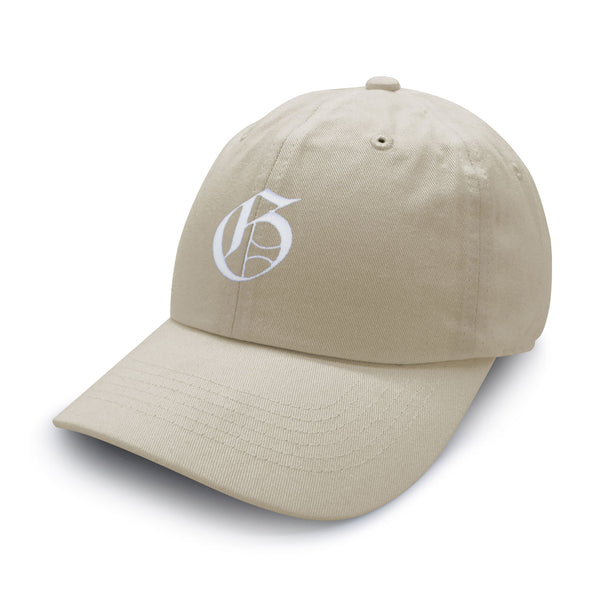 Old English Letter G Dad Hat Embroidered Baseball Cap English Alphabet