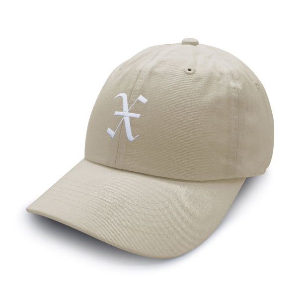Old English Letter X Dad Hat Embroidered Baseball Cap English Alphabet
