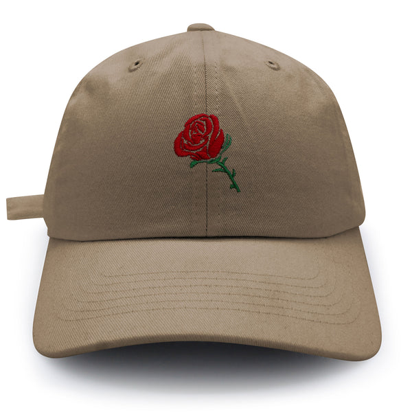 Rose Dad Hat Embroidered Baseball Cap Flower Floral Love